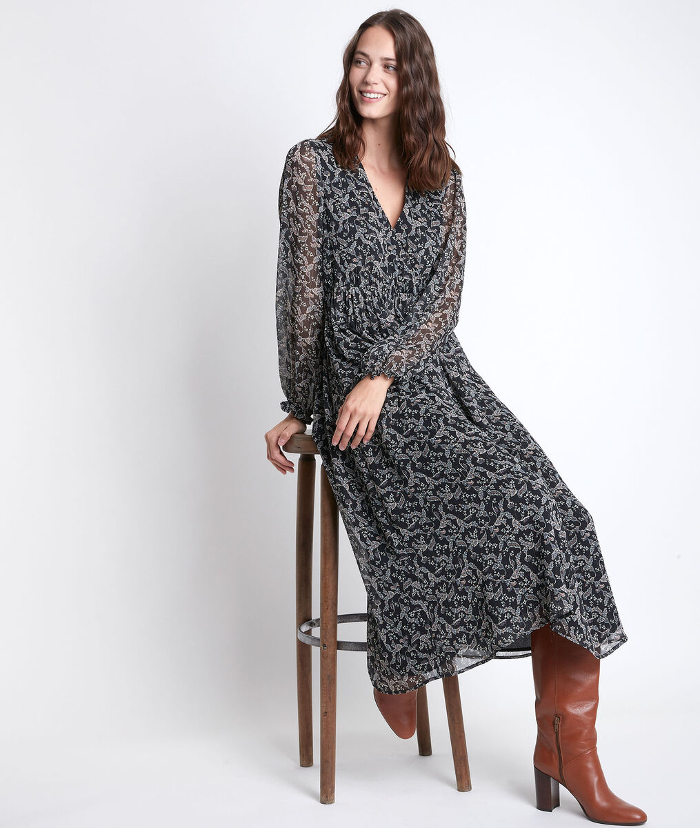 Robe longue imprimé fleuri Louise | 1-2-3 Robe longue imprimé fleuri Louise PhotoZ | 1-2-3