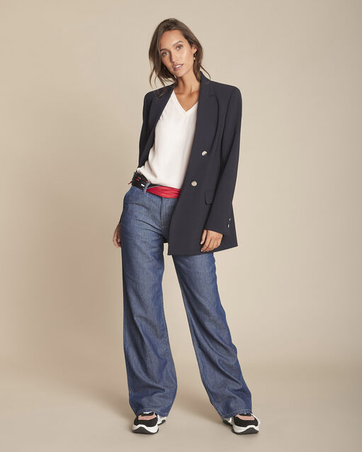 Le superbe wide leg jean savana celadon.