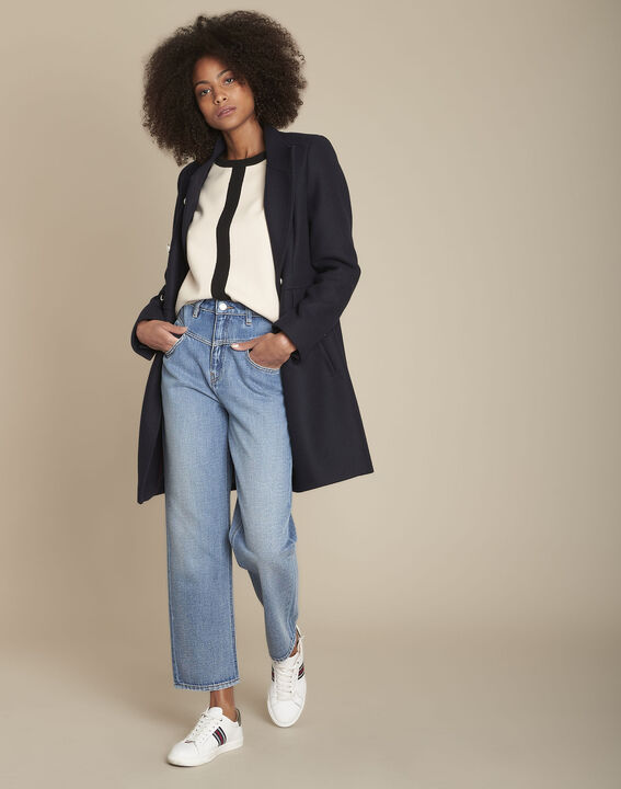 Pull beige rayé Flavie | 1-2-3 Pull beige rayé Flavie PhotoZ | 1-2-3