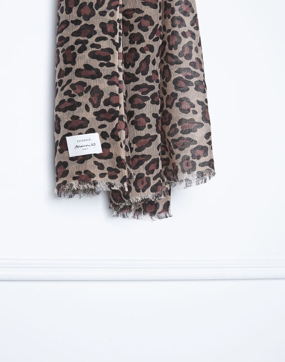 Foulard imprimé peau de bête Garmia | 1-2-3 Foulard imprimé peau de bête Garmia PhotoZ | 1-2-3