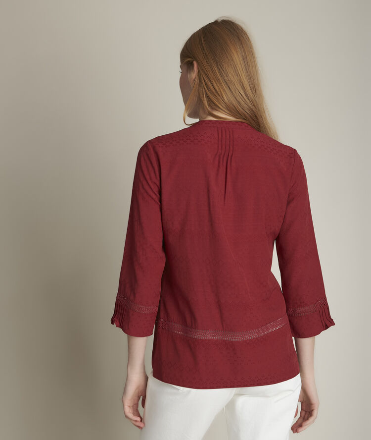 Blouse brodée evka peche.