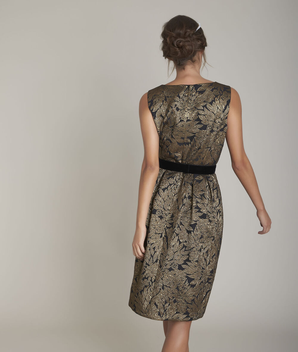 Jacquard Kleid Nocturne Maison Cent Vingt Trois
