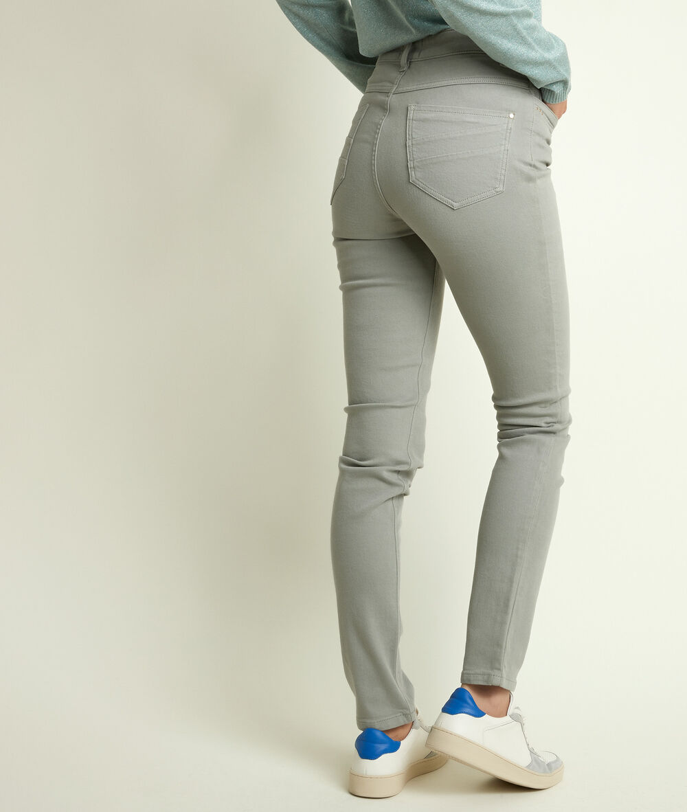 L'iconique slim : jean céladon en coton recyclé suzy celadon.