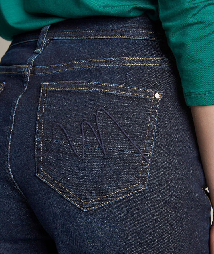 Le classique bootcut : jean brut simon indigo fonce.