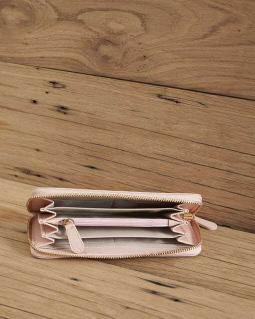 Blassrosa brieftasche leman hellrosa.