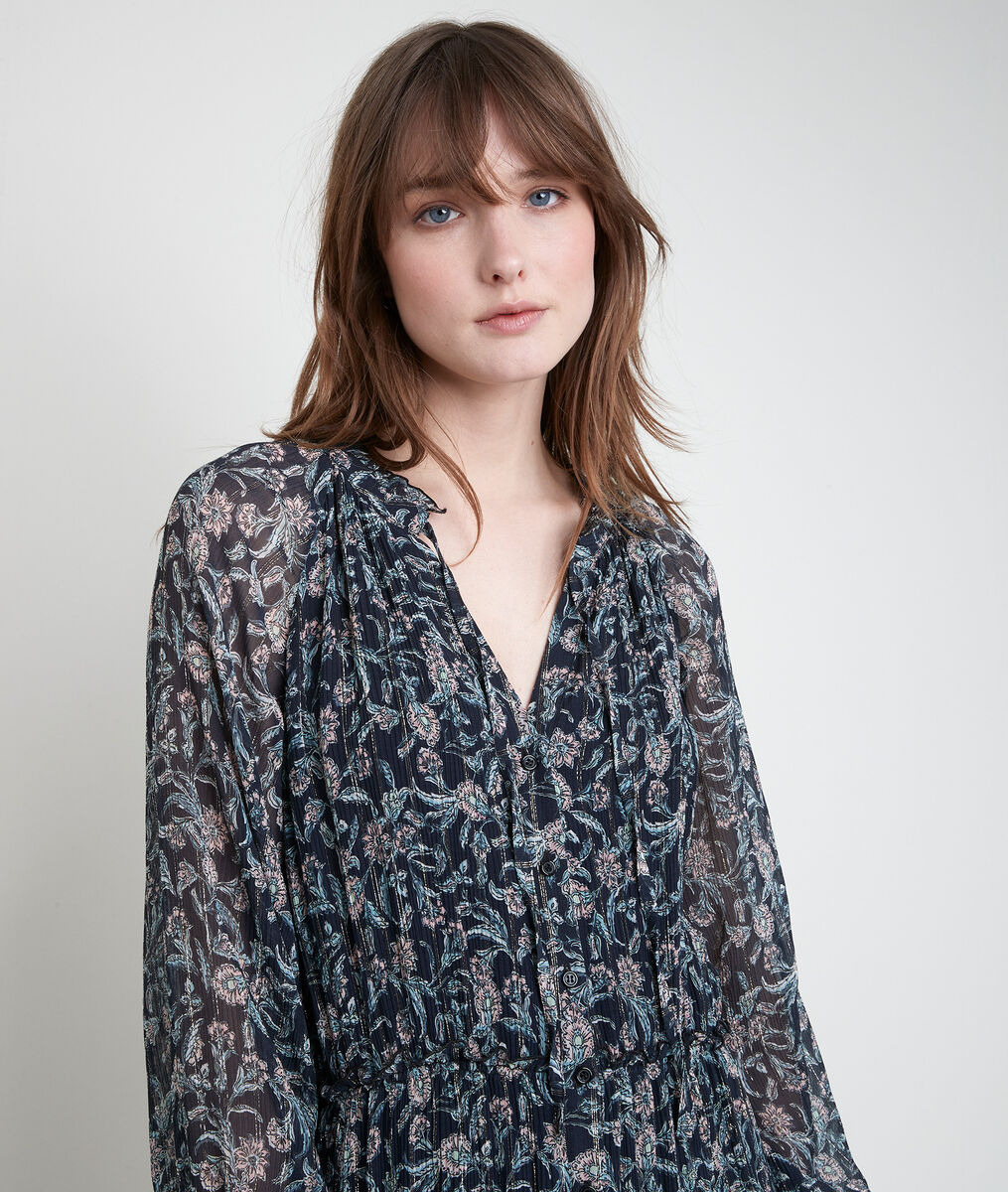 Robe longue imprimé fleuri Lysie | 1-2-3 Robe longue imprimé fleuri Lysie PhotoZ | 1-2-3
