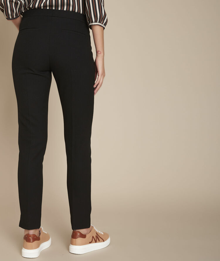 Pantalon cigarette fantaisie valero noir.