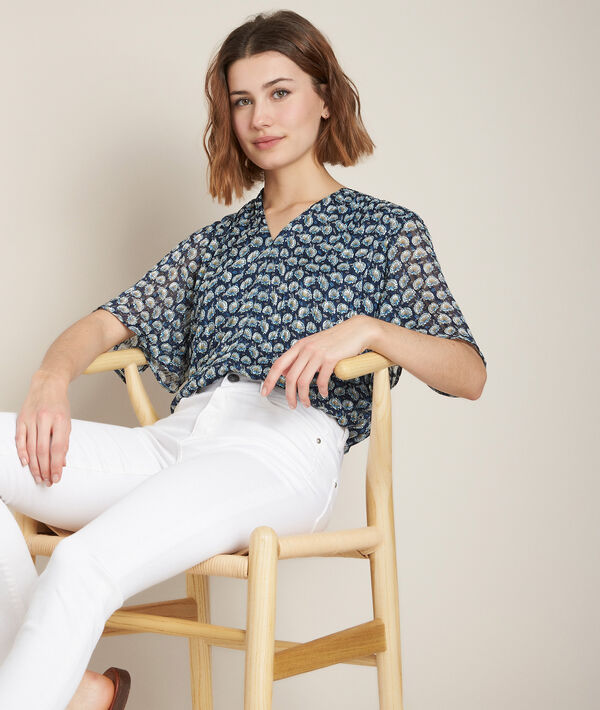 Blouse imprimée Emma | 1-2-3 Blouse imprimée Emma PhotoZ | 1-2-3