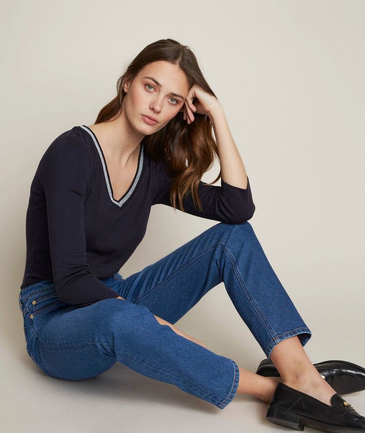 Le confort fit: jean boyfriend stone used sacha stone used.