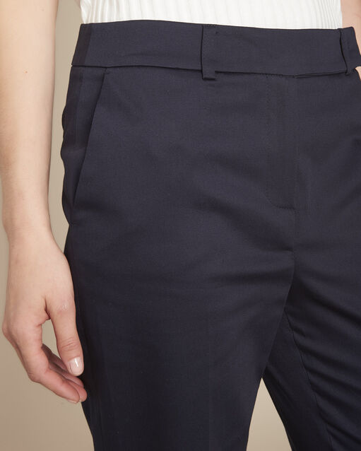 Pantalon marine cigarette rubis marine.