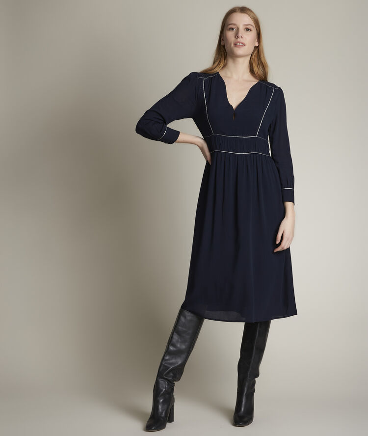 Robe dansante marine carolina marine.