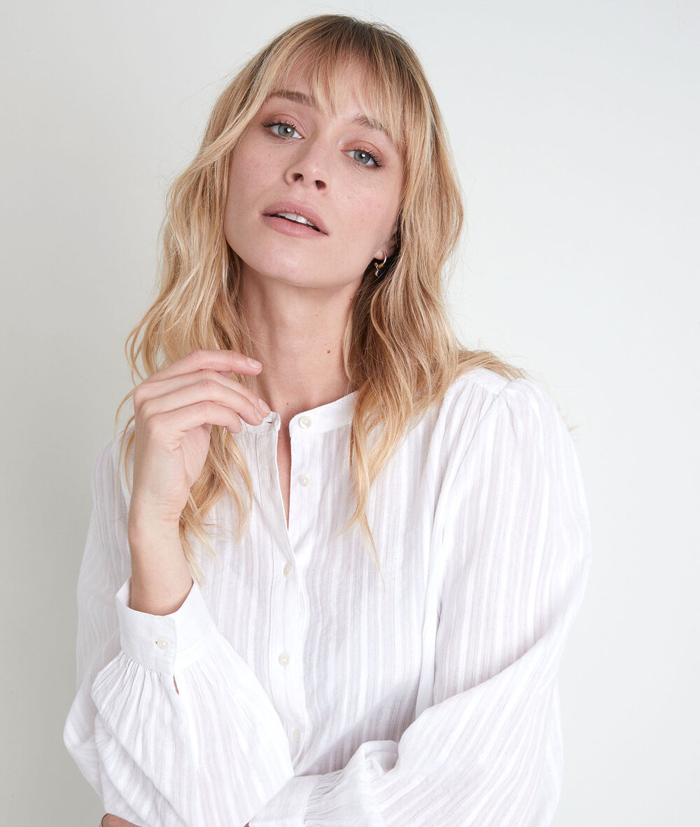 Blouse écrue lurex tunia ecru.