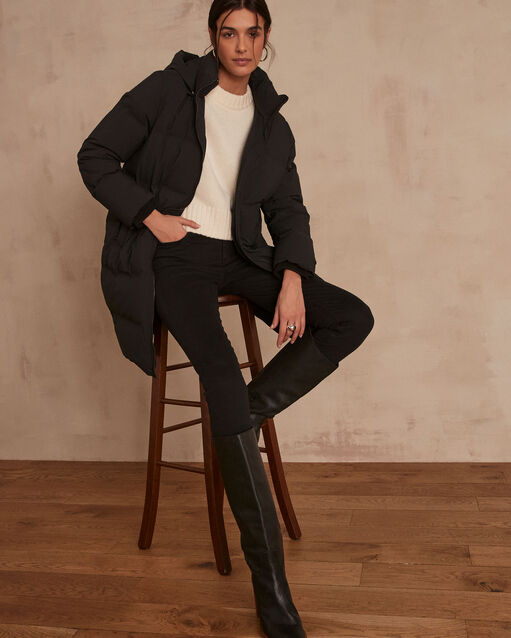 L'iconique slim jean 7/8e noir sultan noir.