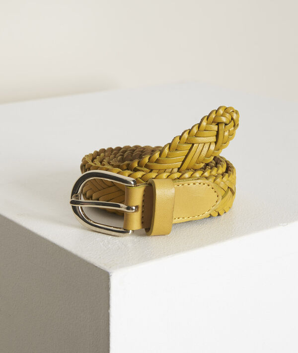 Ceinture tressée safran Altresse | 1-2-3 Ceinture tressée safran Altresse PhotoZ | 1-2-3