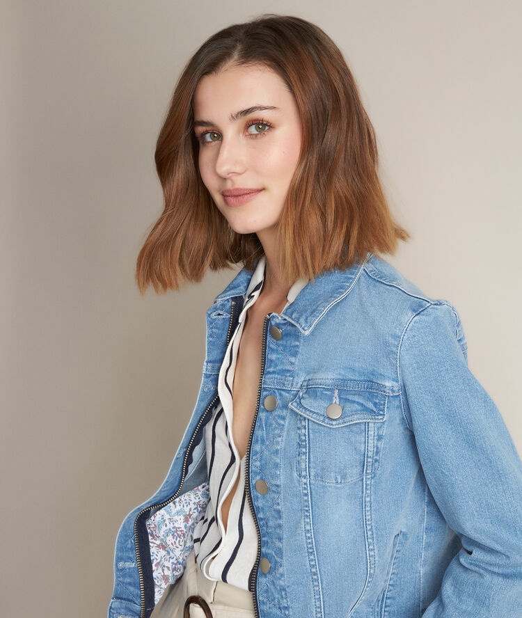 Veste en jean pure bleached clem pure bleached.