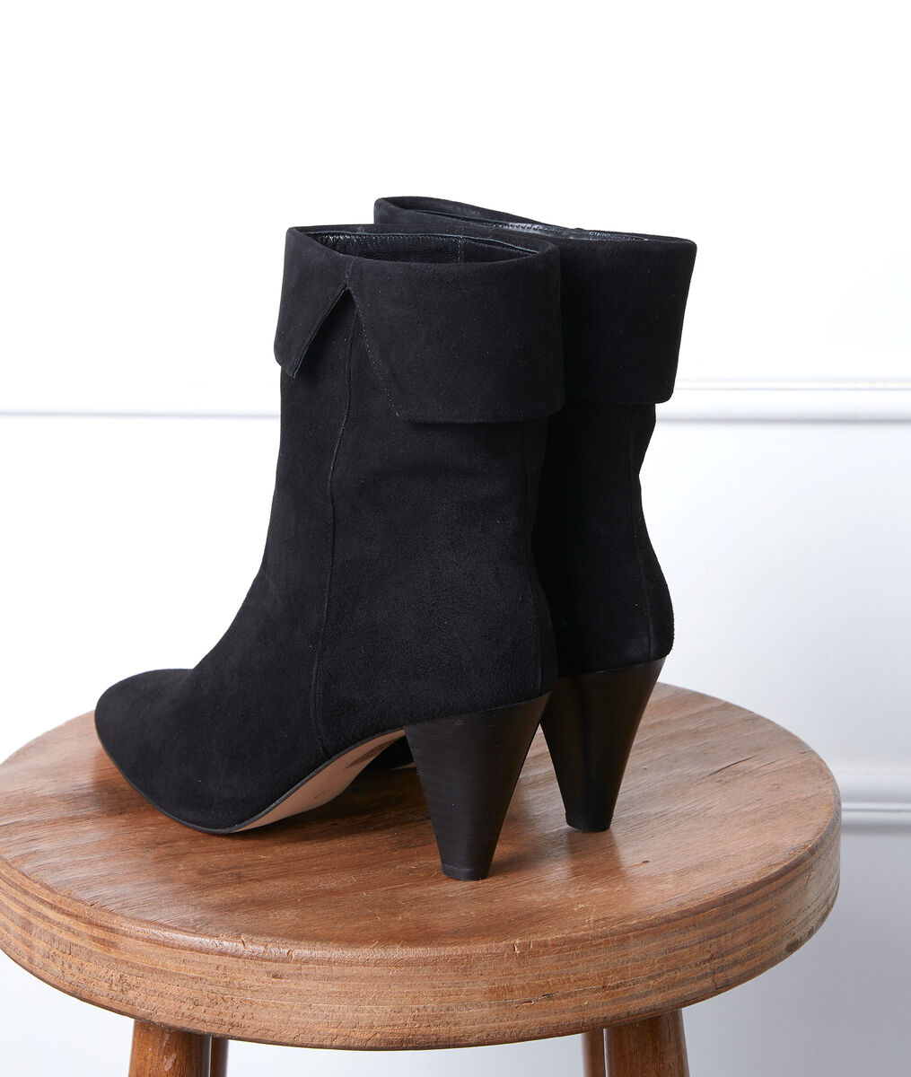 Bottines noires à talons Valencia | 1-2-3 Bottines noires à talons Valencia PhotoZ | 1-2-3