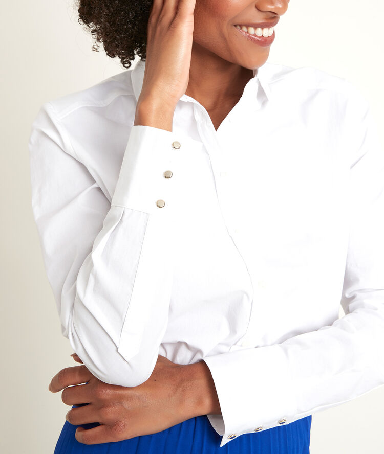 Chemise en popeline jessy ecru.