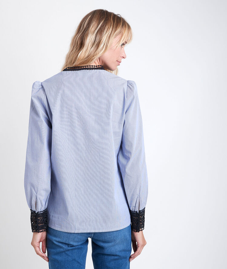 Blouse rayée jaya marine.