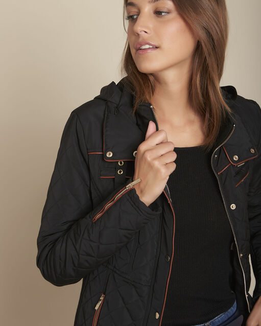 Parka légère noire qathy noir.