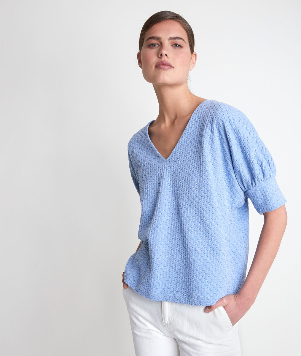 Tee-shirt bleu ciel Idouceur | 1-2-3 Tee-shirt bleu ciel Idouceur PhotoZ | 1-2-3