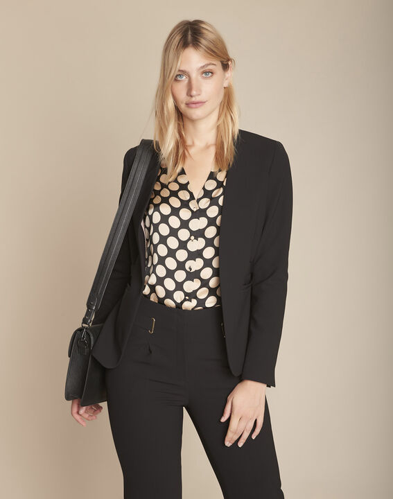 Blouse à pois en soie Mathilde | 1-2-3 Blouse à pois en soie Mathilde PhotoZ | 1-2-3
