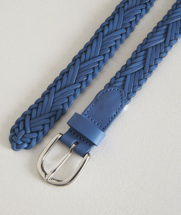 Ceinture tressée indigo Altresse | 1-2-3 Ceinture tressée indigo Altresse PhotoZ | 1-2-3
