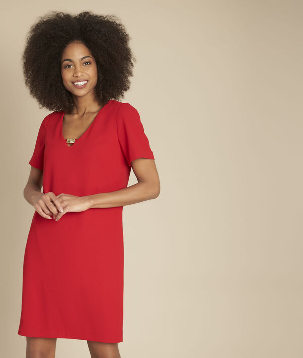 Rotes Kleid mit Strass-Details Noel PhotoZ | 1-2-3