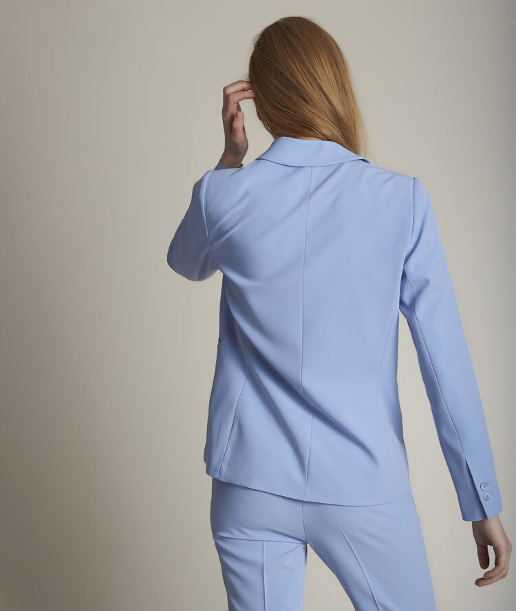 Veste en microfibre azur lavande azur.