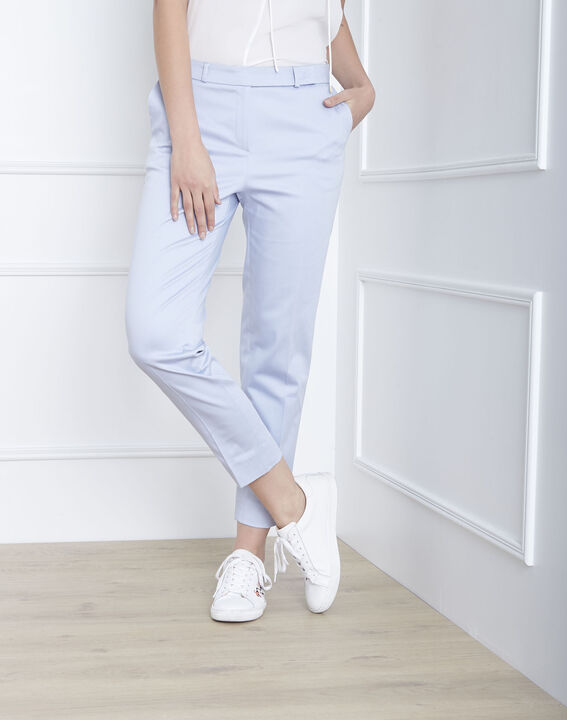 Pantalon bleu ciel cigarette Rubis | 1-2-3 Pantalon bleu ciel cigarette Rubis PhotoZ | 1-2-3