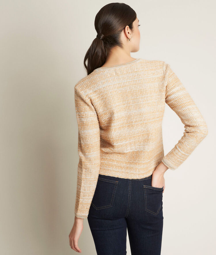 Gilet court duchesse marron.