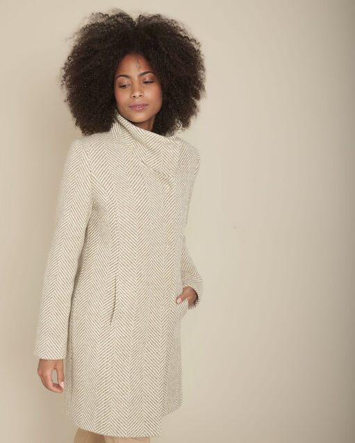 Manteau en laine col montant Timothée (1) - Maison 123