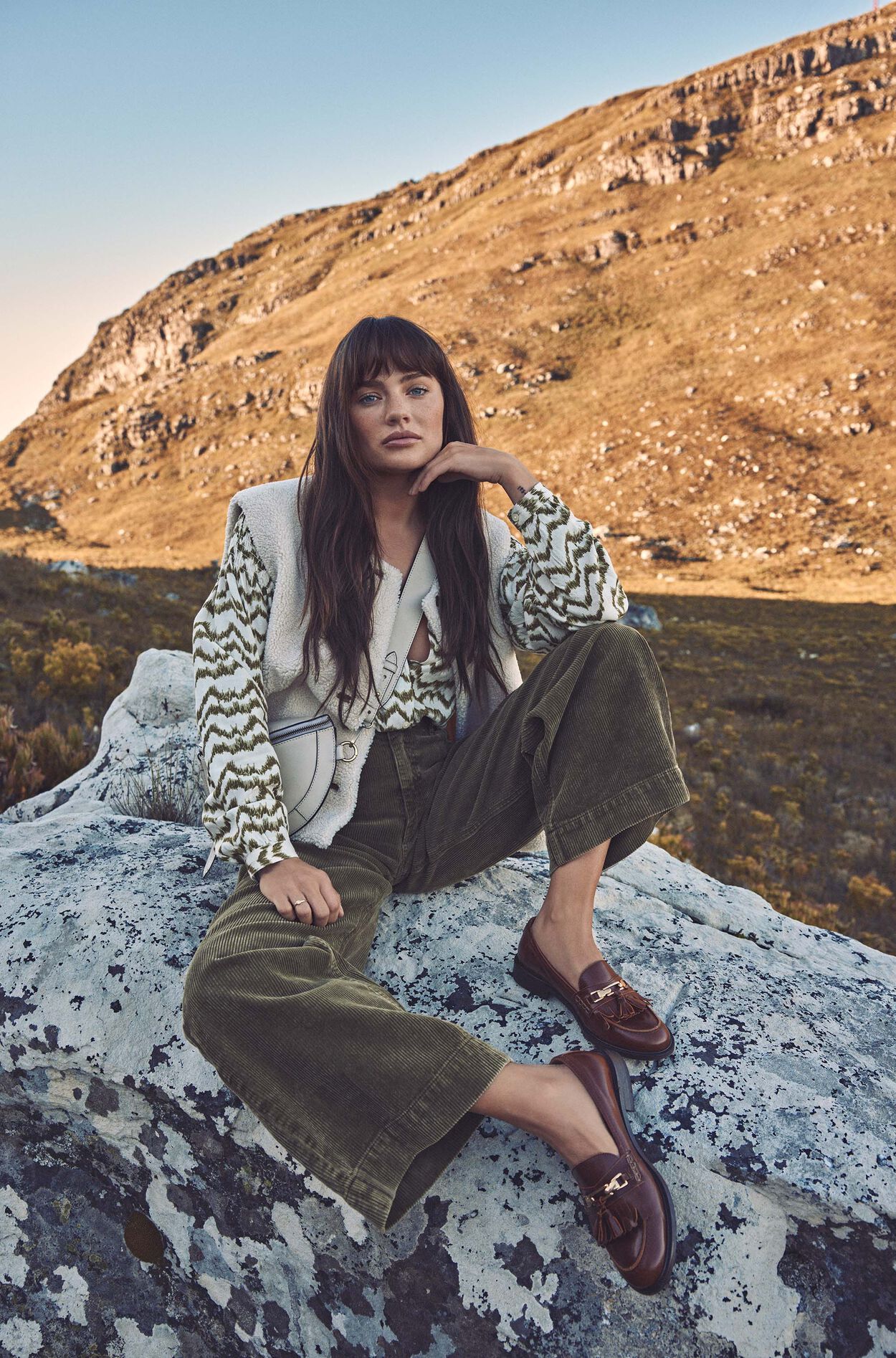 Pantalon en velours wideleg osiris Maison 123 taille 38