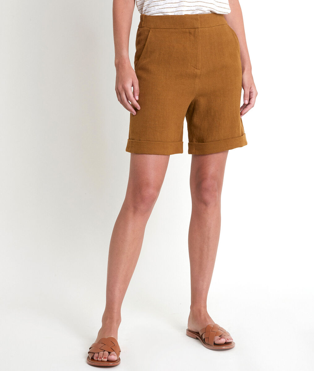 Short en lin bronze Iago | 1-2-3 Short en lin bronze Iago PhotoZ | 1-2-3