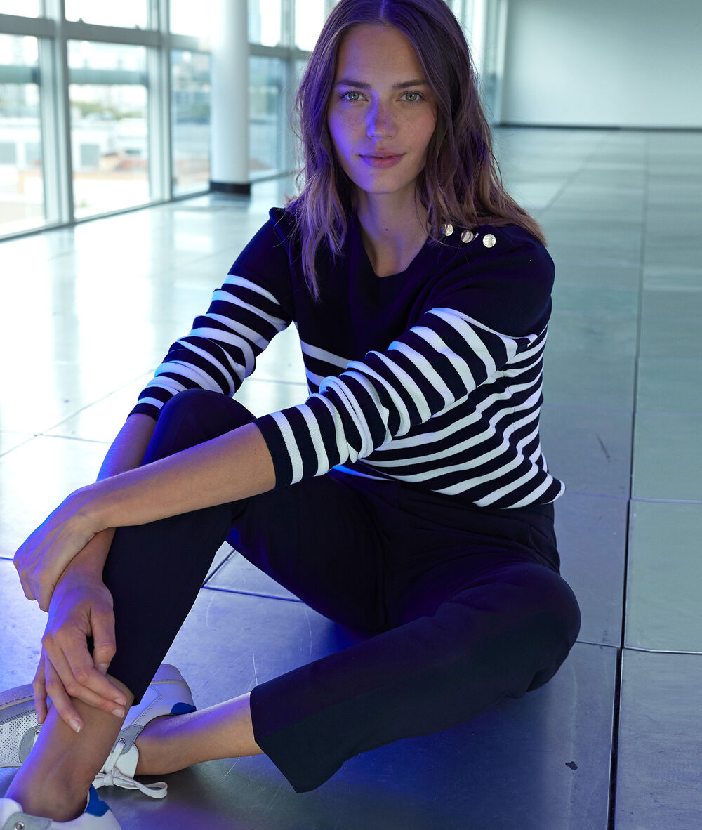 Pull marinière ronan marine.