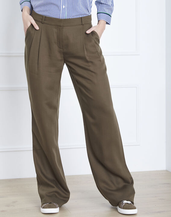 Pantalon kaki large Giovanna | 1-2-3 Pantalon kaki large Giovanna PhotoZ | 1-2-3