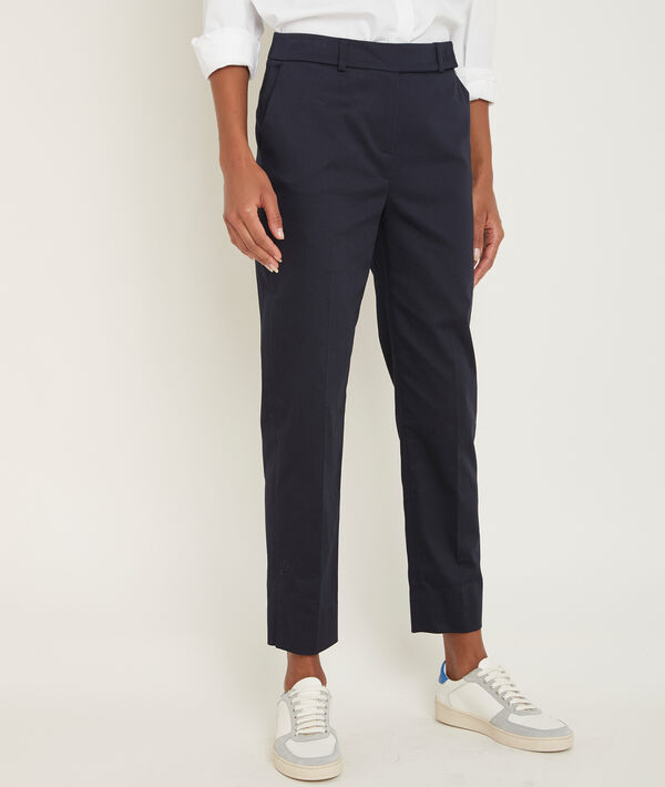 Pantalon cigarette marine Rubis | 1-2-3 Pantalon cigarette marine Rubis PhotoZ | 1-2-3