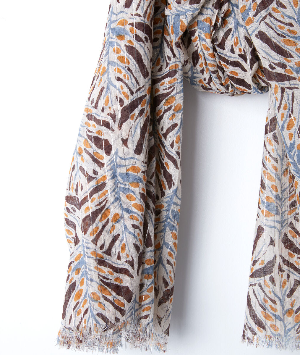 Foulard en coton imprimé Brian | 1-2-3 Foulard en coton imprimé Brian PhotoZ | 1-2-3