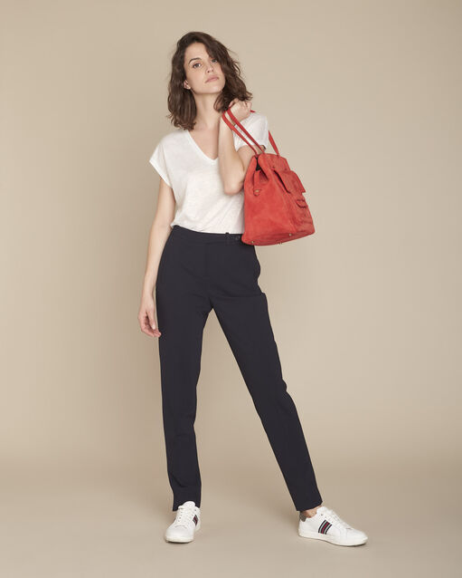 Tee-shirt sable brillant caliente gris/blanc.