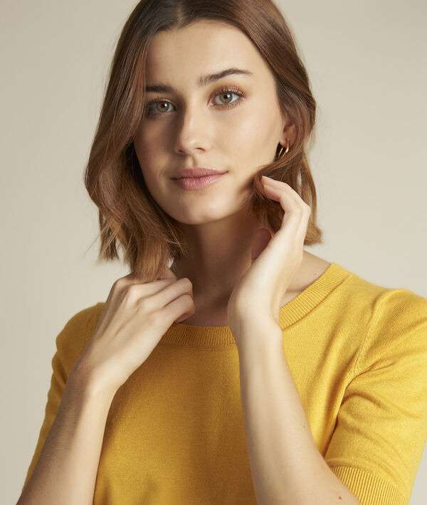 Pull jaune Diapason | 1-2-3 Pull jaune Diapason PhotoZ | 1-2-3
