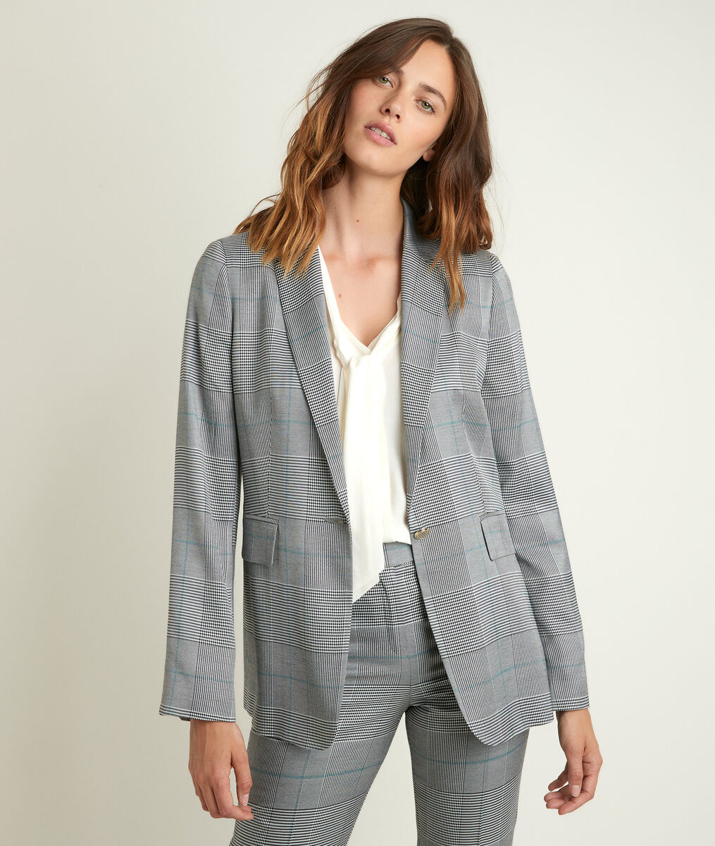 Veste Prince de Galles Lena | 1-2-3 Veste Prince de Galles Lena PhotoZ | 1-2-3