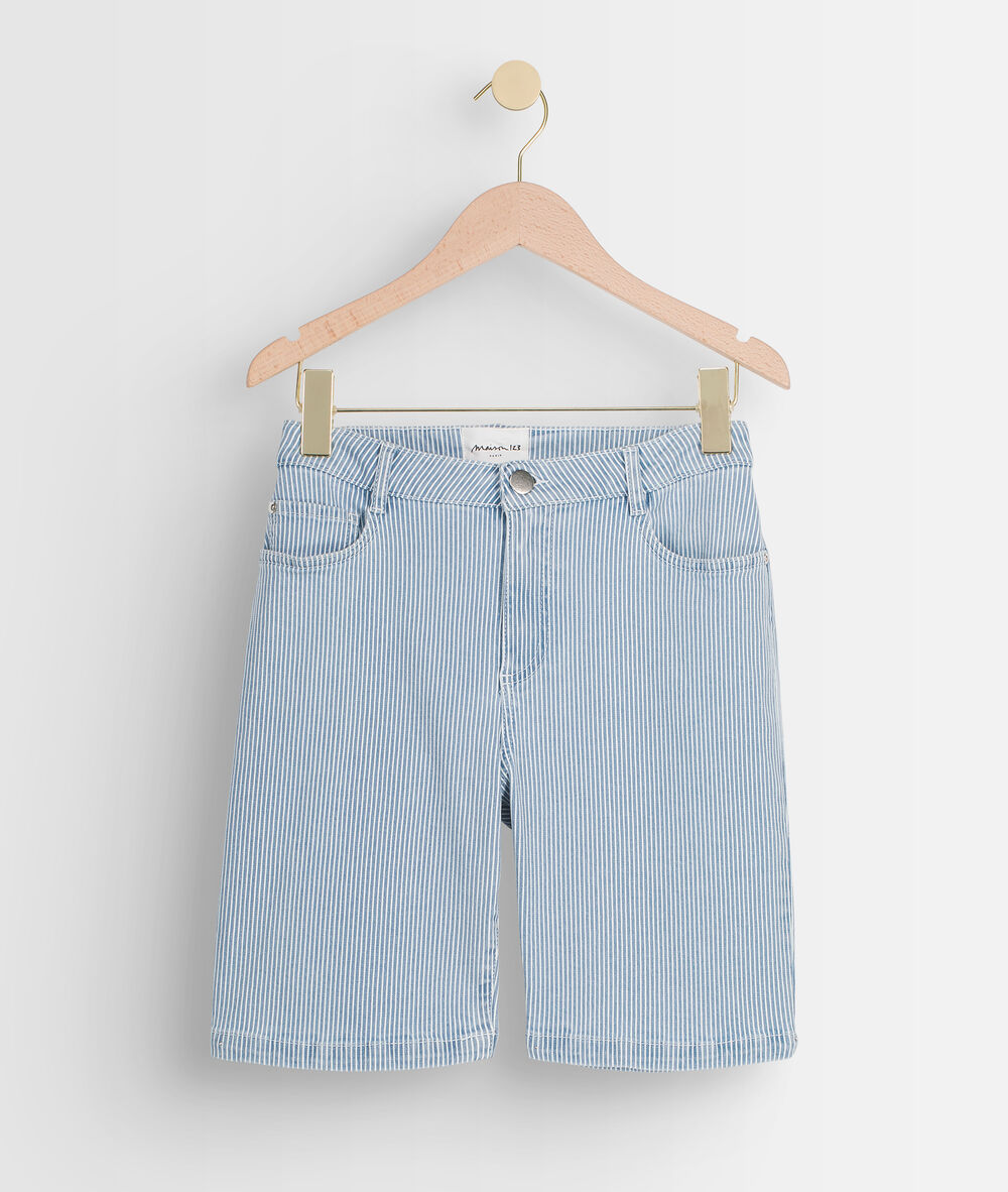 Short rayé coline violine.