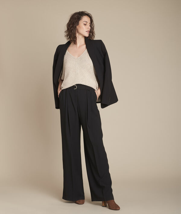 Pull creme lurex jeu de points Aube | 1-2-3 Pull creme lurex jeu de points Aube PhotoZ | 1-2-3