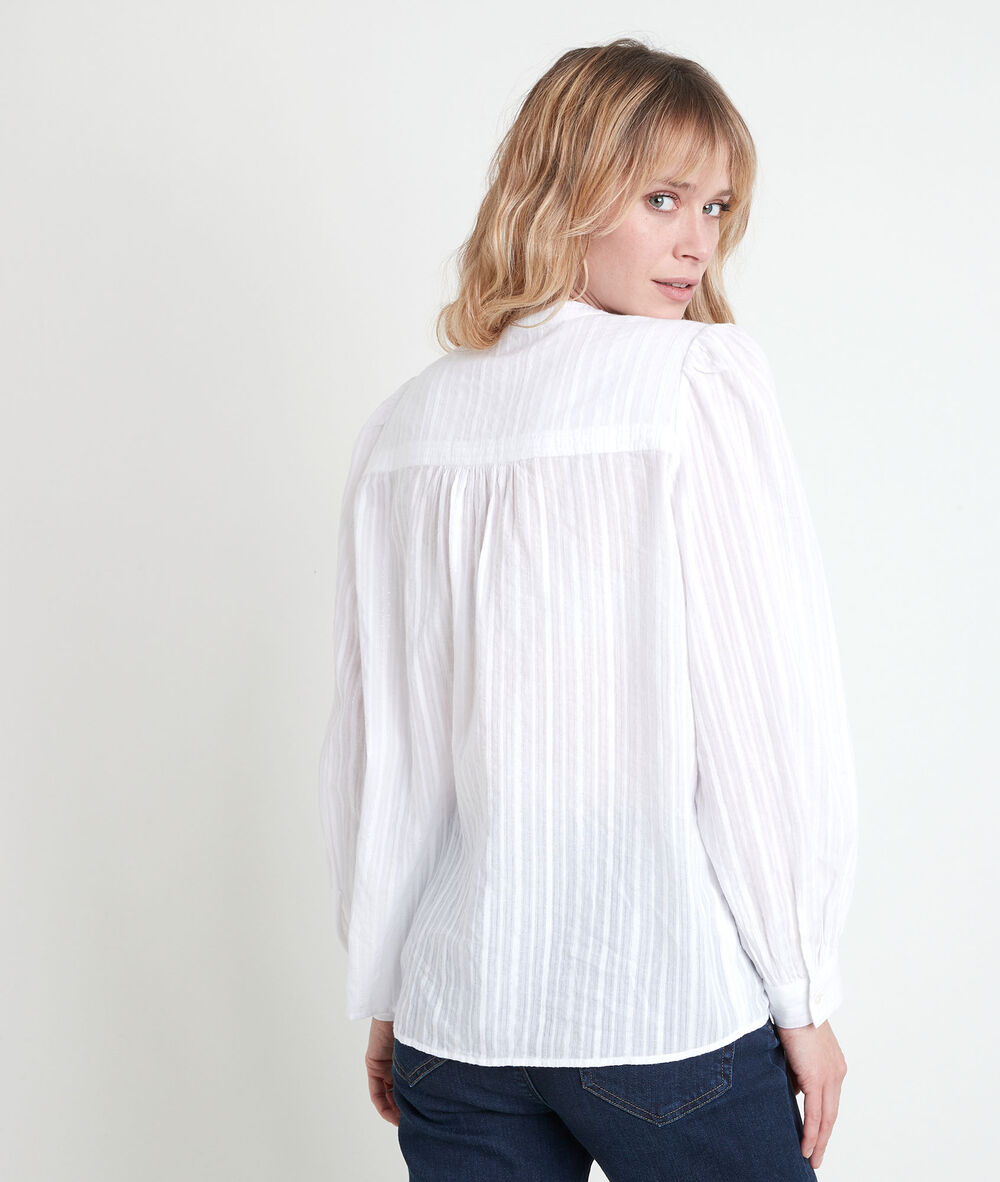 Blouse écrue lurex tunia ecru.