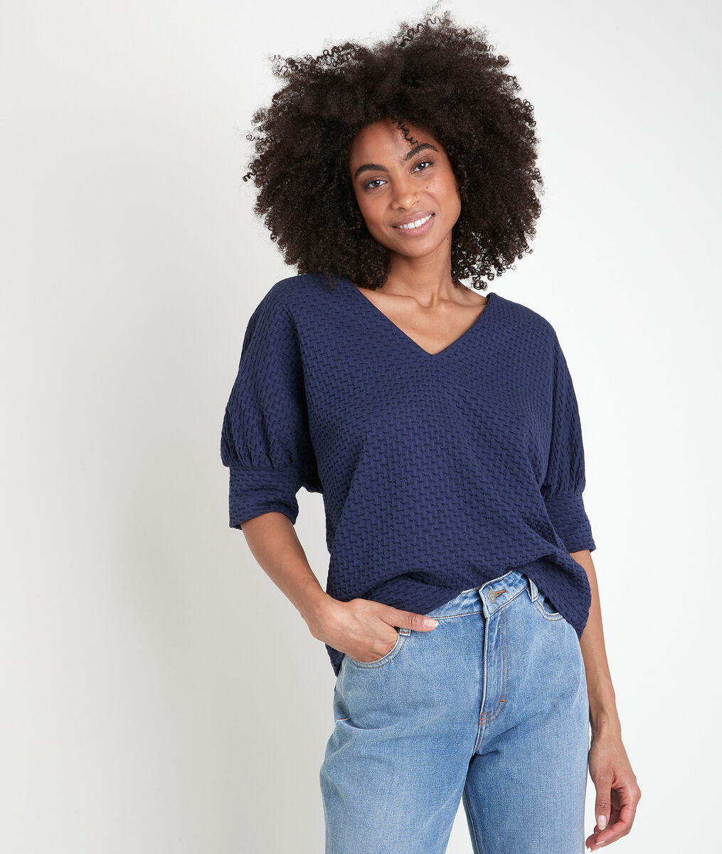 Tee-shirt marine fantaisie Idouceur | 1-2-3 Tee-shirt marine fantaisie Idouceur PhotoZ | 1-2-3