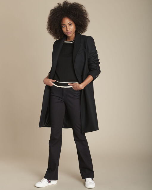 Die klassische schwarze Bootcut Jeans Sabrina (2) - Maison 123