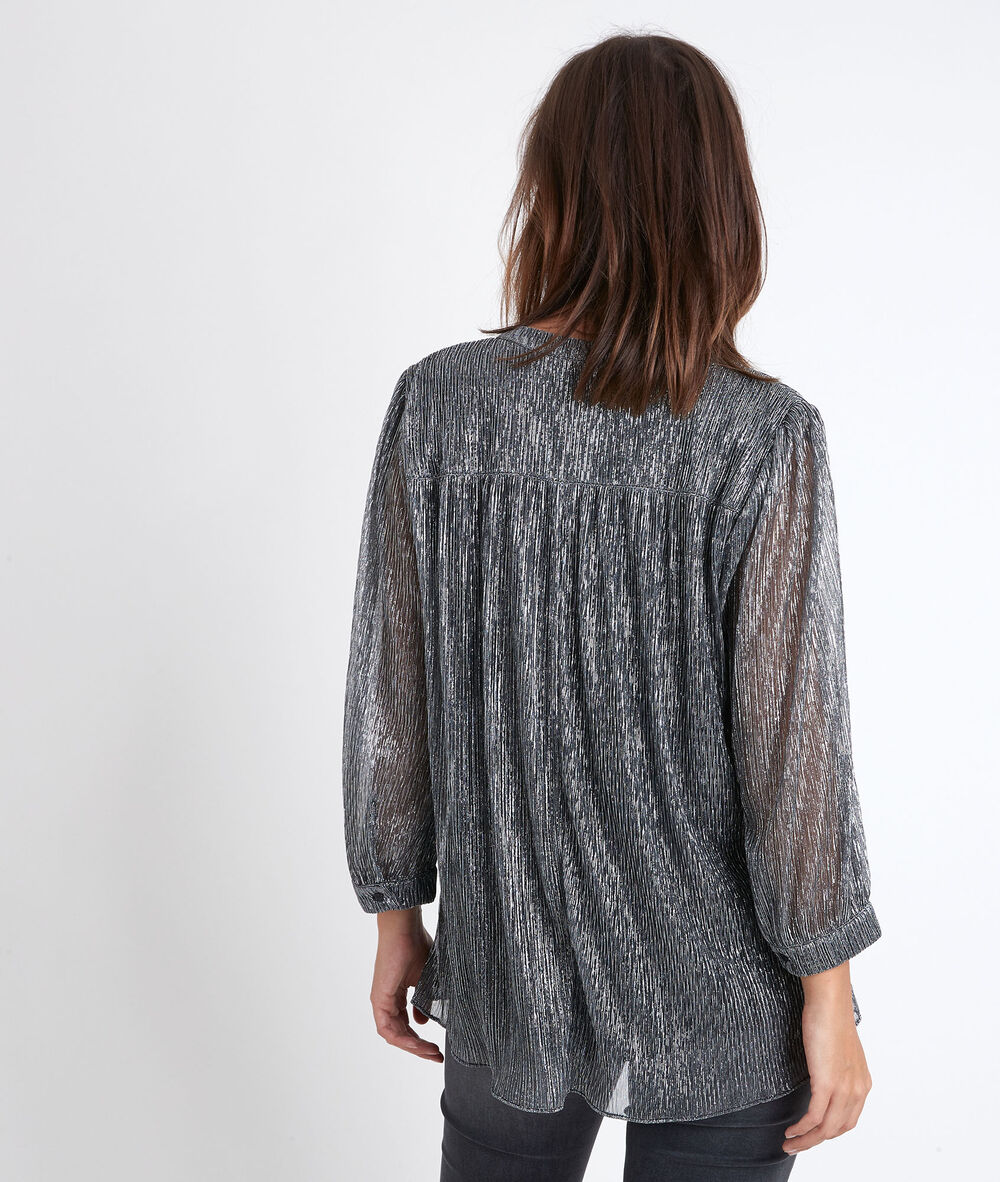 Blouse en lurex elsa chine moyen.