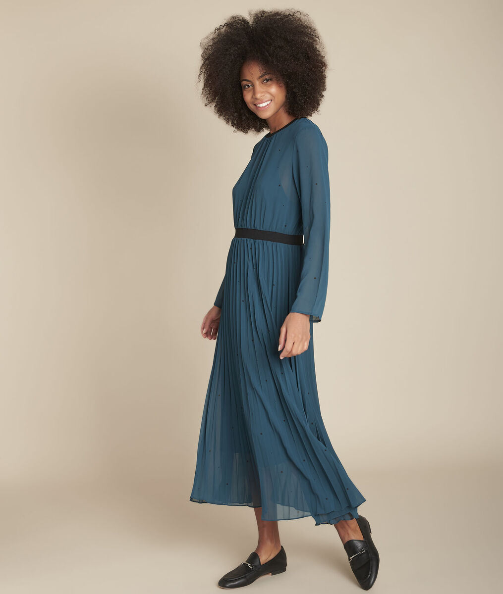 Robe longue plissée cyprès Iola | 1-2-3 Robe longue plissée cyprès Iola PhotoZ | 1-2-3