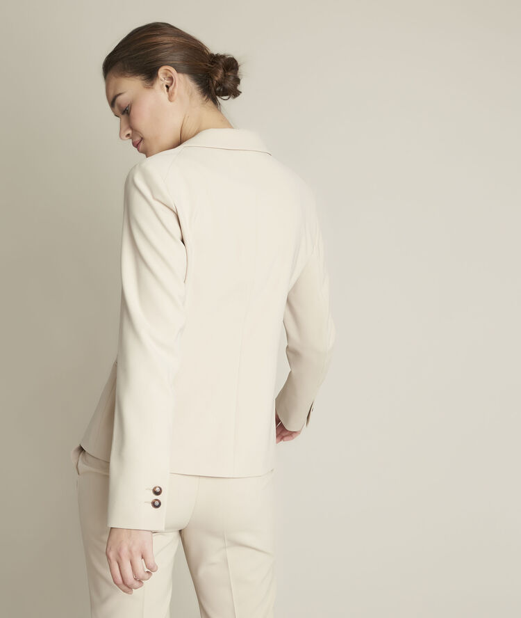 Veste microfibre beige sarry greige.