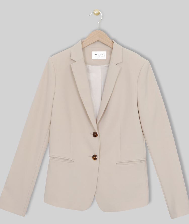 Veste microfibre beige sarry greige.