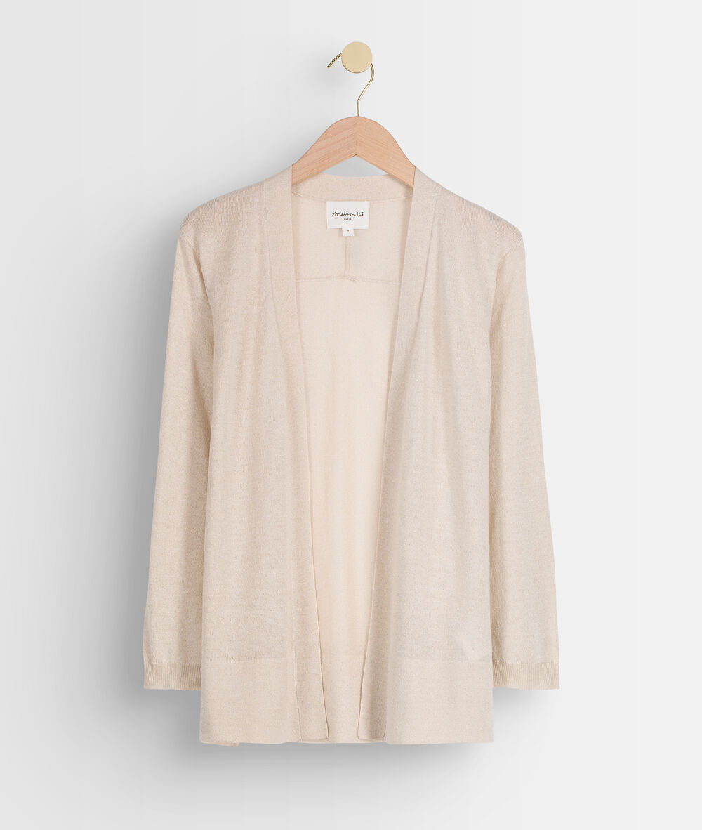 Gilet doré fin alizee bis or.